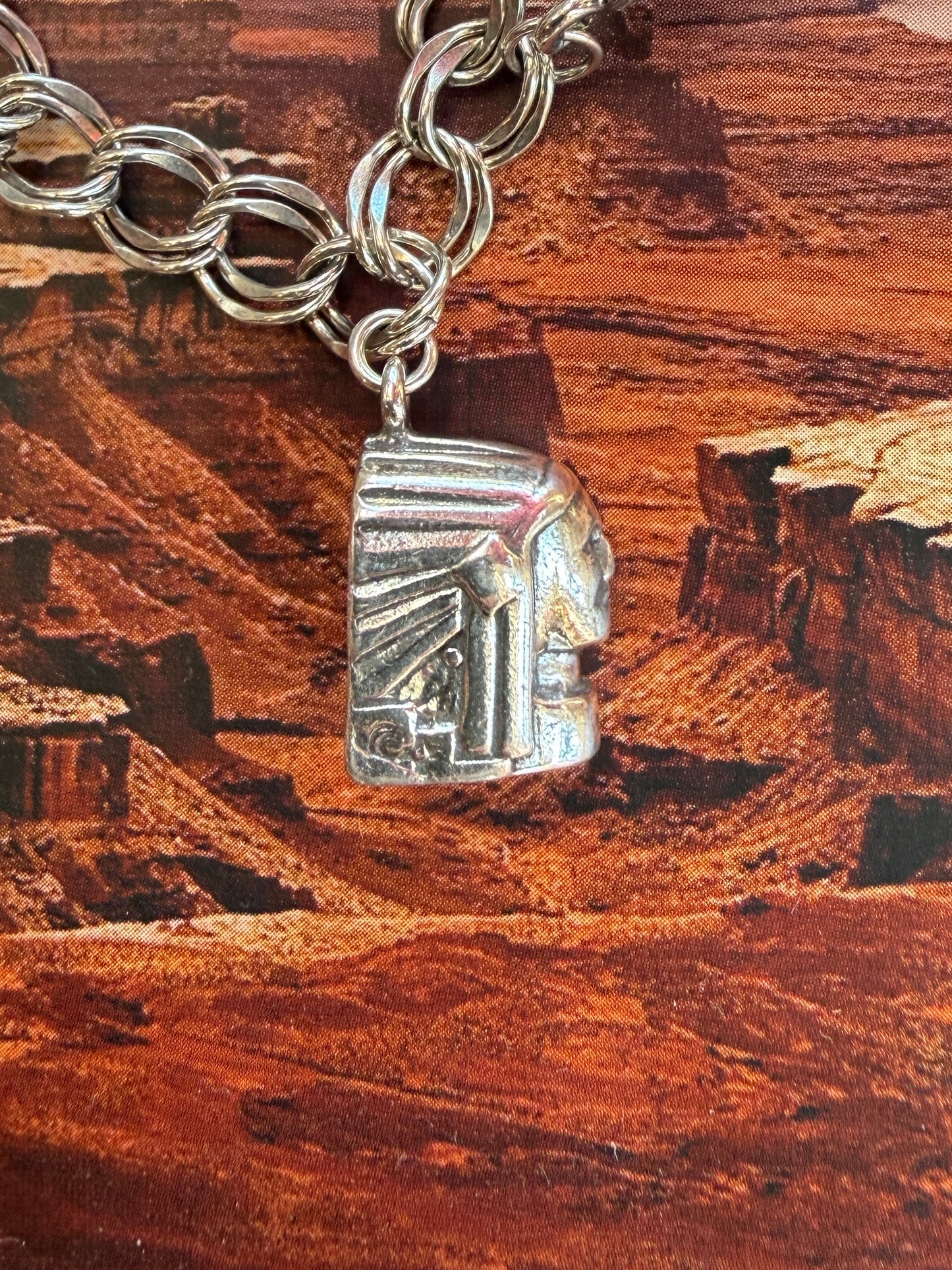 Chiefs Head Charm