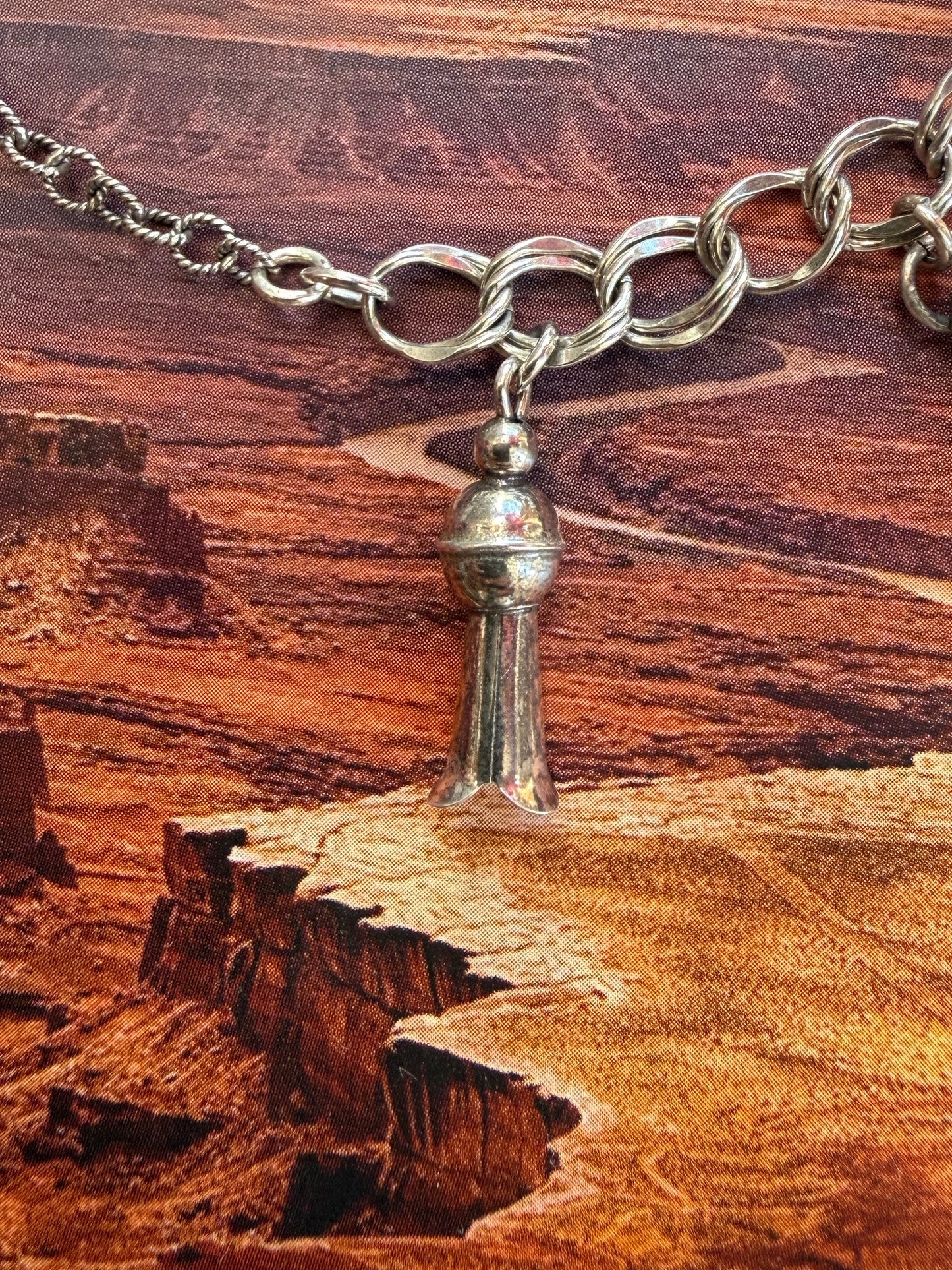 6mm bench bead with blossom charm