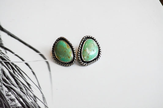"Poppy" Turquoise Studs