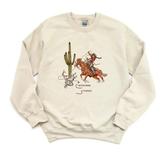 Cactus Rose Studios Sweatshirt **Gildan Heavy Weight**
