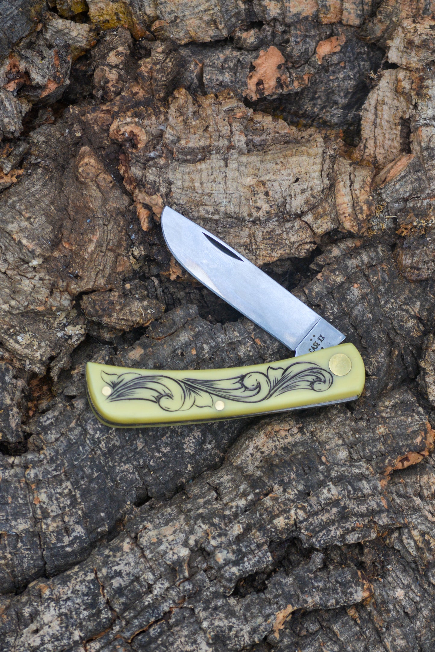 Hand engraved sodbuster Jr