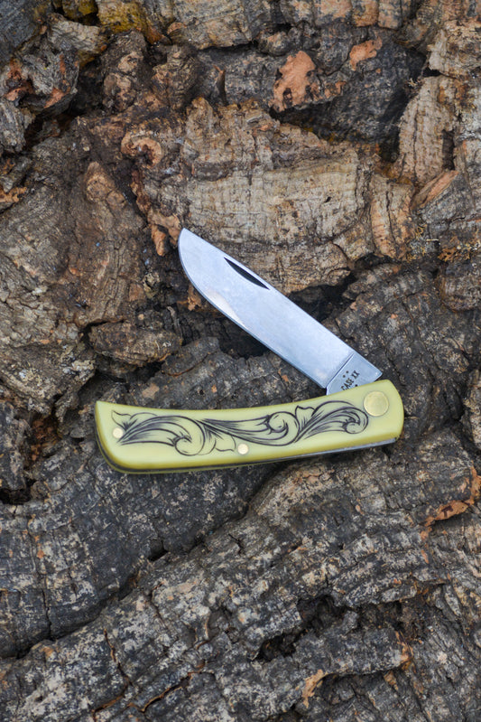 Hand engraved sodbuster Jr