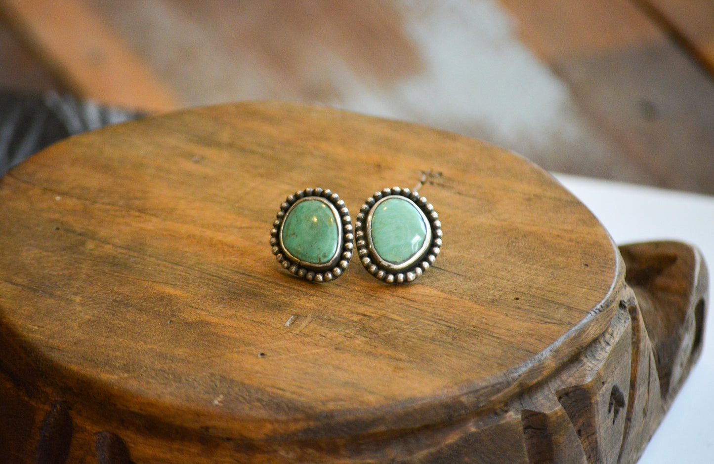 "Willow" Turquoise Studs