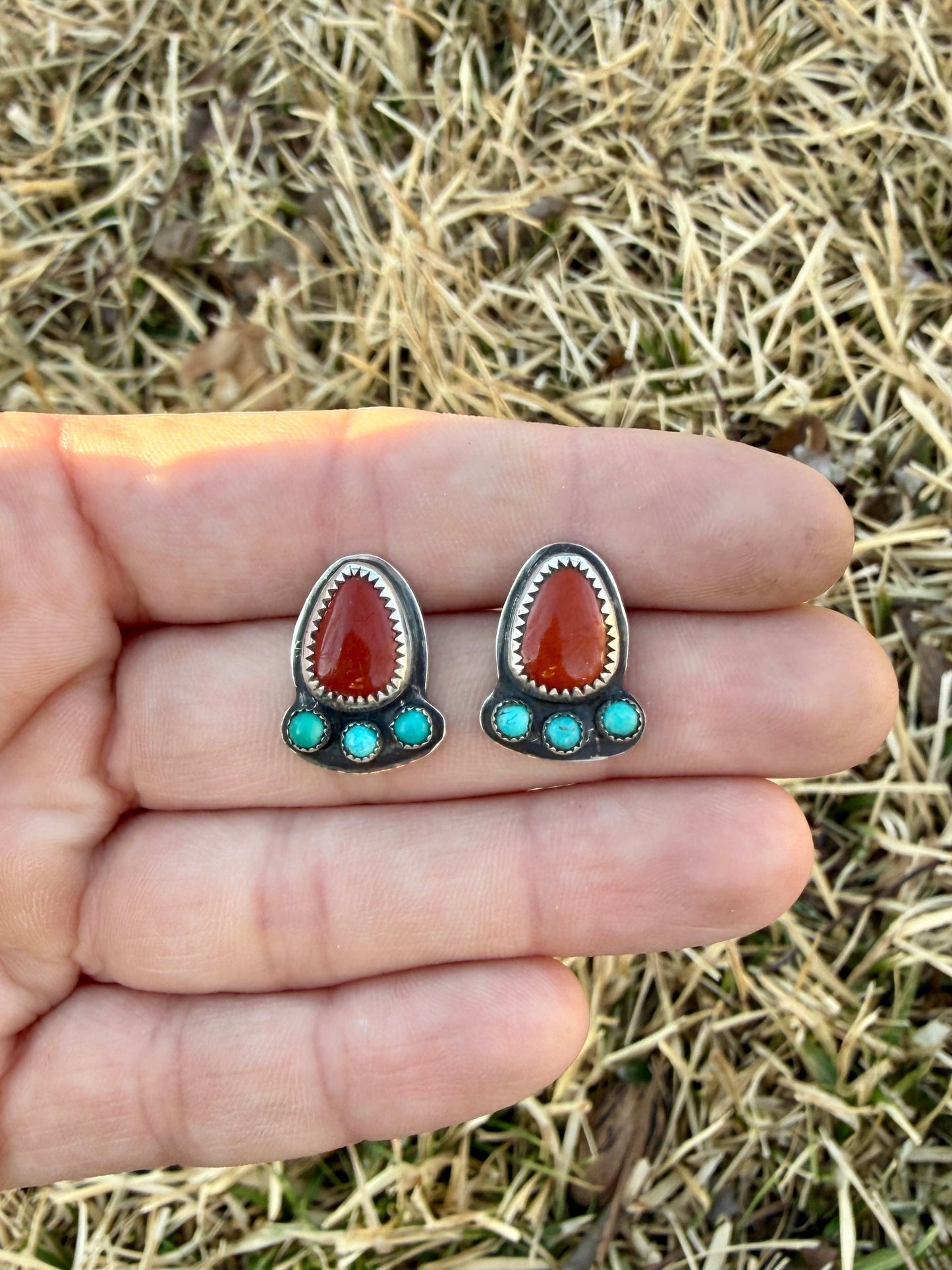 Rosey Red Studs