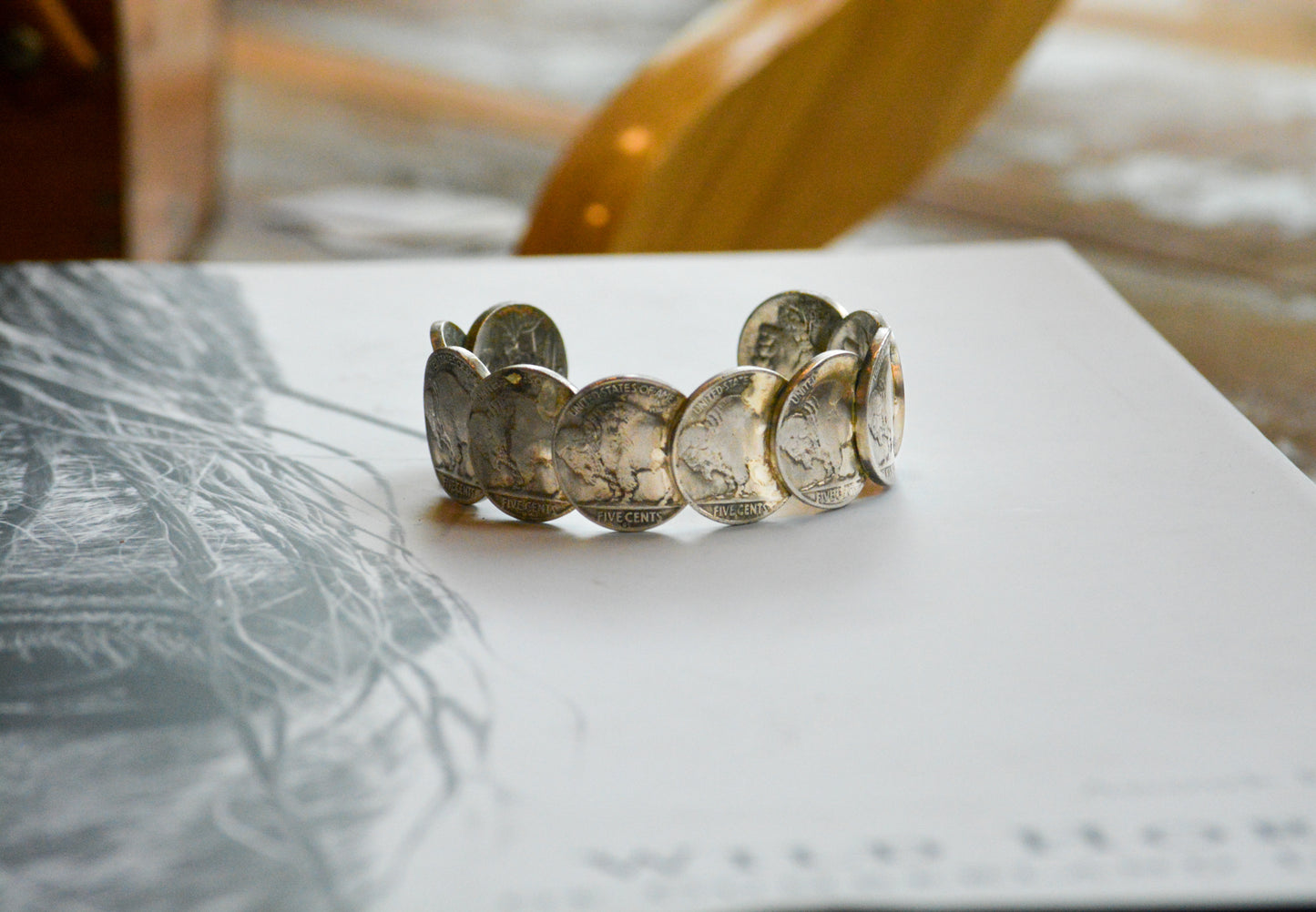Buffalo Nickel Cuff Bracelet