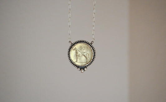 Horse Coin Necklace