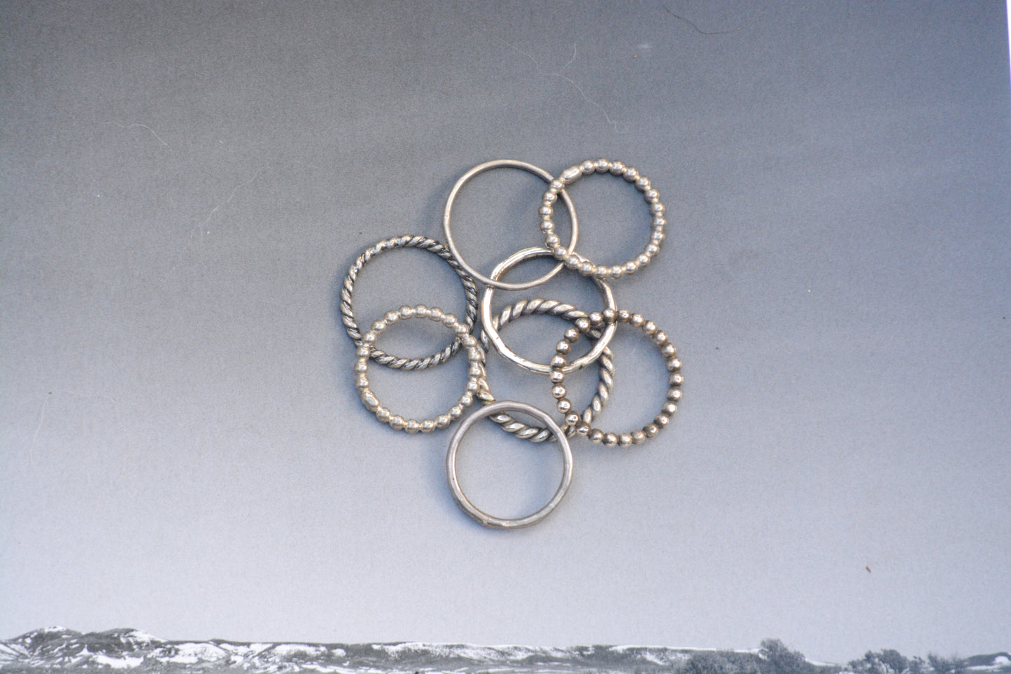 Basic Silversmithing Workshop - Sterling Silver Stacker Rings| June 27