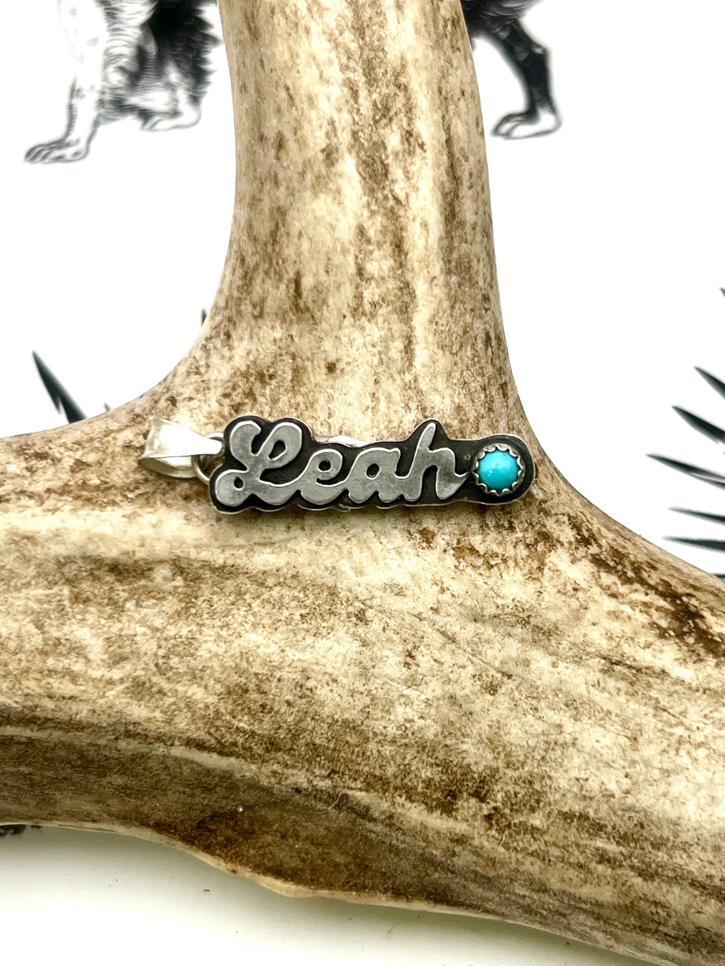 Name/Word Pendant- vertical pendant (CUSTOM ORDER)