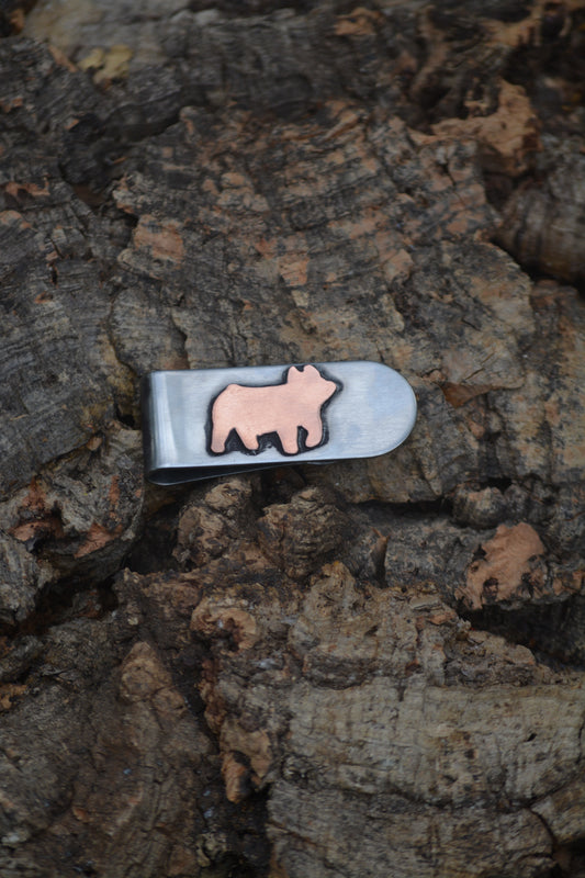 Show Pig Money Clip