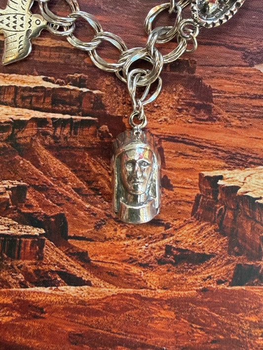 Chiefs Head Charm
