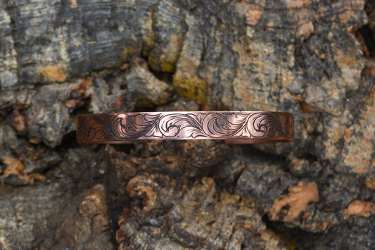 Men’s Engraved Cuff Bracelet