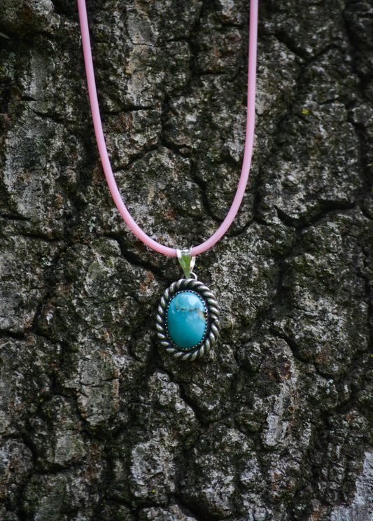 “Dahlia” turquoise necklace