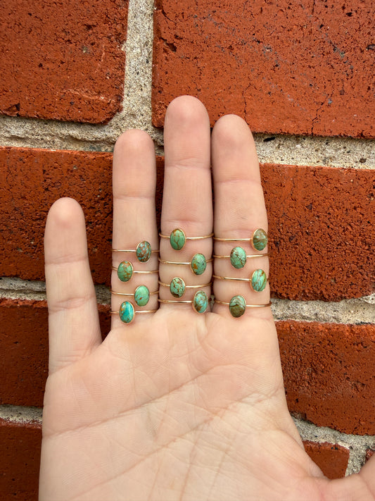 Ready to Ship! Kingman and 14k GF delicate stacker