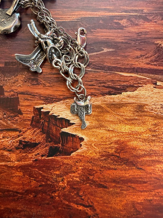 Mini Saddle Charm