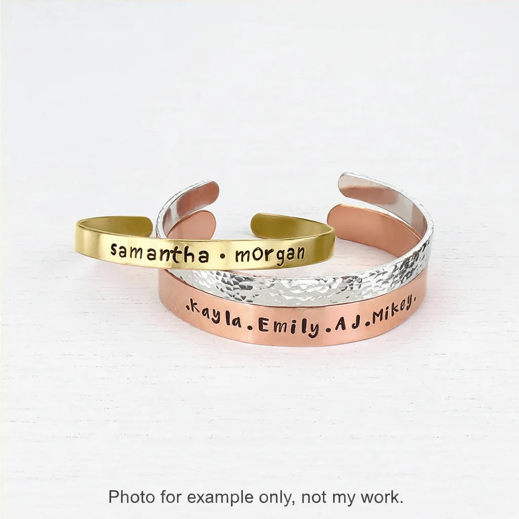 Basic Metal Smithing Workshop - Stamped Cuff Bracelet| July 26th
